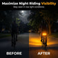 🚴 50% DE RÉDUCTION ! 🔦 Clignotant Sans Fil pour Vélo – Rechargeable, Étanche & Idéal pour la Sécurité Nocturne 💡