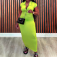 👗 50% DE RÉDUCTION! ✨ Robe Bodycon Midi Col V pour Femme – Taille Ajustée, Tissu Stretch & Parfaite Pour Une Soirée Élégante 💃