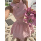 👗 50% DE RÉDUCTION 💃 Robe mini sans manches à carreaux vichy & smocks – Extensible & confortable – Parfaite pour les vacances, la plage ou les journées chaudes – style rétro et facile à porter ✨🌞