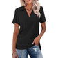 👚 50% DE RÉDUCTION 🌈 T-shirt femme décontracté à col V – Coupe ample, tissu doux mélangé & +16 couleurs – Léger, respirant & parfait pour le quotidien, le sport ou le télétravail ✨