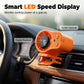 🌀 60% DE RÉDUCTION 🚗 Ventilateur personnel USB mains libres – Fixation grille aération & écran LED – Silencieux <36dB, batterie 2000/4000mAh, 3 couleurs – parfait pour voiture ou bureau 🌬️✨