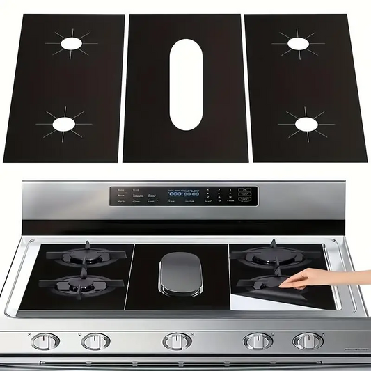 🍳 50% DE RÉDUCTION! 🧽 Protège-Brûleurs Réutilisables pour Cuisinière à Gaz – Hitzebeständig, facile à nettoyer & anti-taches – Gardez votre gazinière propre plus longtemps ✨