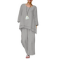 👚 60% DE RÉDUCTION! 💃 Ensemble Tunique Ample & Pantalon à Jambes Larges – Look Décontracté, Tissu Léger & Parfait Pour Le Printemps/Été 🌸