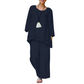 👚 60% DE RÉDUCTION! 💃 Ensemble Tunique Ample & Pantalon à Jambes Larges – Look Décontracté, Tissu Léger & Parfait Pour Le Printemps/Été 🌸