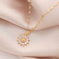 🌻 50% DE RÉDUCTION! ✨ Collier Pendentif Tournesol pour Femme – Design Délicat, Fini Or & Symbole De Joie 🌞