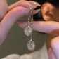 💎 50% DE RÉDUCTION! ✨ Boucles d'Oreilles à Franges en Cristal Artificiel – Style Goutte, Longueur Flatteuse, Anti-Noircissement & Polyvalentes 🌟