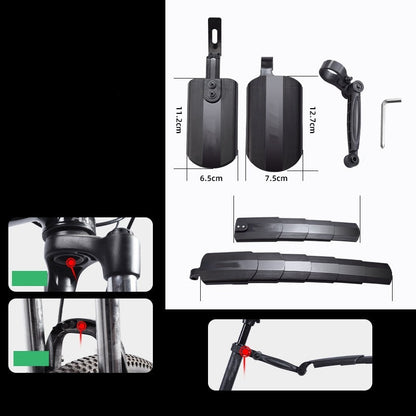 🚴 50% DE RÉDUCTION! 🛡️ Garde‑boue rétractable – Longueur & angle réglables ✨