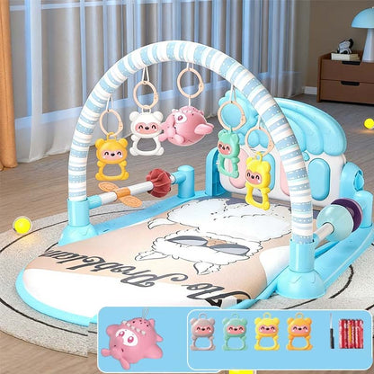 🎹 50% DE RÉDUCTION! 👶 Tapis Musical 3-en-1 pour Bébé – Piano à pied, jouets suspendus & mousse douce – Éveil sensoriel et moteur pour les tout-petits 🧸