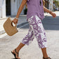 👚 53% DE RÉDUCTION! 🌸 Ensemble Décontracté – Haut Long Superposé à Col Rond & Pantalon à Jambes Larges, Look Fluide, Tissu Doux & Parfait Pour Le Quotidien 💃