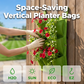 🌱 50% DE RÉDUCTION! 🧺 Sacs de Culture Verticaux Peu Encombrants – Tissu Respirant, Excellente Drainage & Parfaits Pour Balcon, Jardin & Petit Espace 🏡