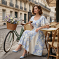 👗 50% DE RÉDUCTION! 🔥 Robe Évasée à Manches Flottantes – Tissu Fluide, Coupe Décontractée & Parfaite Pour Un Look Bohème Au Quotidien 🌸
