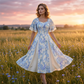 👗 50% DE RÉDUCTION! 🔥 Robe Évasée à Manches Flottantes – Tissu Fluide, Coupe Décontractée & Parfaite Pour Un Look Bohème Au Quotidien 🌸