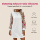 👗 50% DE RÉDUCTION! 🌸 Robe à Manches en Maille Brodée de Fleurs pour Femme – Design Romantique, Tissu Léger & Parfaite Pour Les Journées Ensoleillées ☀️