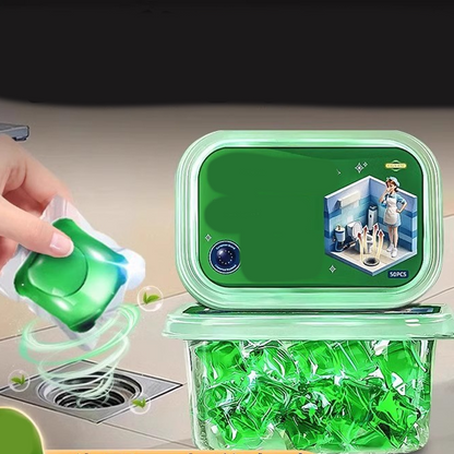 🧪 50% DE RÉDUCTION! 🌿 Capsules désodorisantes bio – Naturelles, anti‑odeurs & préviennent les bouchons ✨
