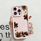 🌸 Coque Silicone Orchidée Vintage & Croix – Verset Biblique, Protection Anti-Choc & Design Fidèle pour iPhone 🙏