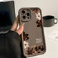 🌸 Coque Silicone Orchidée Vintage & Croix – Verset Biblique, Protection Anti-Choc & Design Fidèle pour iPhone 🙏