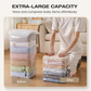🧳 ACHETEZ 3, OBTENEZ 2 GRATUIT ! 💨 Grand sac de rangement sous vide compressible – Sans pompe, étanche & léger – Idéal pour économiser de l’espace dans les valises ou à la maison – pratique pour les voyages ou le rangement ✈️🏠✨