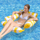 🪑 50% DE RÉDUCTION 🏖️ Transat gonflable – Soutien 360°, gonflage rapide & motif rayé – Léger, résistant – parfait pour la plage, la piscine ou le jardin ☀️🌊✨