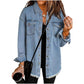 🧥 50% DE RÉDUCTION! 👖 Veste en Jean Déchirée à Bords Bruts pour Femmes – Look Rock, Coton Respirant & Parfaite Pour Un Style Décontracté 🌸