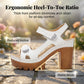 👡 50% DE RÉDUCTION! 🔥 Sandales à Plateforme à Une Bride pour Femme – Confortables, Légères & Parfaites Pour La Plage Ou La Vie Quotidienne ☀️
