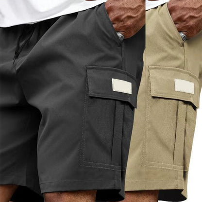 🩳 50% DE RÉDUCTION 🌟 Short cargo homme taille élastique – Tissu respirant anti-humidité & multi-poches – 5 couleurs, léger & polyvalent – parfait pour la randonnée, le sport ou le quotidien 🎒✨