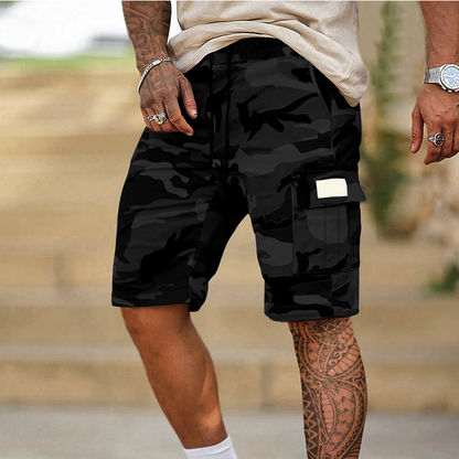 🩳 50% DE RÉDUCTION 🔥 Short cargo tactique grande taille – Coupe large, tissu résistant & poches multiples – Parfait pour l’extérieur, le travail ou les journées actives – confort et fonctionnalité 🎽