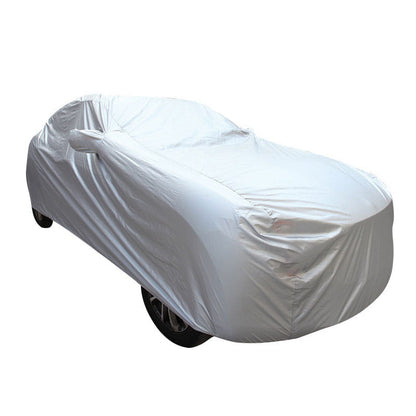 🚗 50% DE RÉDUCTION 🔥 Housse de voiture toutes saisons – Anti-poussière, anti-UV & imperméable – Protection complète contre la pluie, le soleil et les saletés – taille universelle, facile à installer 🛡️☀️✨