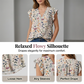 👚 50% DE RÉDUCTION 🌸 Blouse boutonnée à imprimé floral et col en V pour femme – Tissu léger & coupe fluide – Parfaite pour le bureau, les brunchs ou les journées chaudes – esprit romantique et décontracté ✨