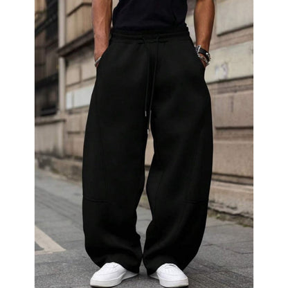 👖 50% DE RÉDUCTION! 🔥 Pantalon de Survêtement Droit Décontracté pour Homme – Coupe Relax, Tissu Doux & Parfait Pour Le Sport Ou Le Quotidien 🏃‍♂️
