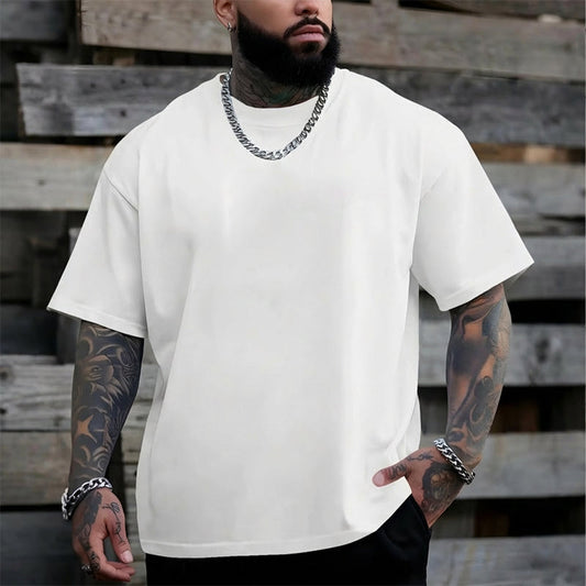 👕 50% DE RÉDUCTION! 🌿 T-Shirt à Col Rond pour Homme, Coupe Décontractée – Coton Respirant, Confortable & Idéal Pour Un Usage Quotidien 🏠