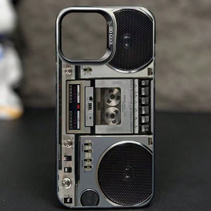 📱 50% DE RÉDUCTION! 📻 Coque boombox rétro – Style cassette 80's & TPU durable ✨