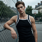 👕 60% DE RÉDUCTION! 💪 Débardeur Muscle Côtelé à Passepoil Contrasté pour Homme – Coupe Ajustée, Tissu Respirant & Parfait Pour La Salle De Sport Ou Les Journées Chaudes 🔥