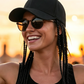 🧢 50% DE RÉDUCTION 💇‍♀️ Casquette de baseball avec tresses attachées – Look original, réglable & confortable – parfaite pour l'été, les festivals ou le streetwear 🌞