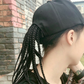 🧢 50% DE RÉDUCTION 💇‍♀️ Casquette de baseball avec tresses attachées – Look original, réglable & confortable – parfaite pour l'été, les festivals ou le streetwear 🌞