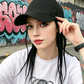 🧢 50% DE RÉDUCTION 💇‍♀️ Casquette de baseball avec tresses attachées – Look original, réglable & confortable – parfaite pour l'été, les festivals ou le streetwear 🌞