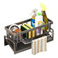 🧽 50% DE RÉDUCTION ✨ Égouttoir pour évier – Anti-rouille, à barres & organisateur – Design pliable, réglable pour différentes tailles d’évier – parfait pour éponges, brosses ou paille en métal 🧼