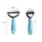 🐾 50% DE RÉDUCTION! 🧹 Peigne de Toilettage Double Face pour Chiens & Chats – Élimine Les Poils Morts, Brosse Douce & Idéal Pour Un Pelage Sain Et Brillant 🐶