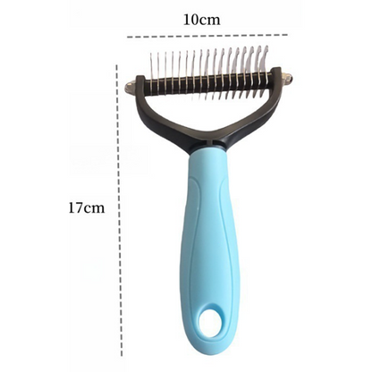 🐾 50% DE RÉDUCTION! 🧹 Peigne de Toilettage Double Face pour Chiens & Chats – Élimine Les Poils Morts, Brosse Douce & Idéal Pour Un Pelage Sain Et Brillant 🐶