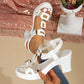 👡 50% DE RÉDUCTION! 🌸 Sandales à Bride en T & Talon Épais pour Femmes – Confortables, Boucle Ajustable & Parfaites Pour Les Tenues Estivales & Décontractées ☀️