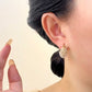 💎 50% DE RÉDUCTION! ✨ Boucles d'Oreilles Anneaux Perles Fausses – Éclat Élégant, Légèreté & Parfaites Pour Un Look Chic Au Quotidien 👂
