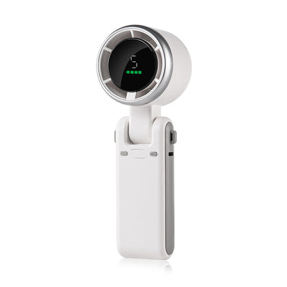 🌀 50% DE RÉDUCTION 💨 Ventilateur pliable à 5 vitesses – Compact, puissant, rechargeable & fraîcheur nomade – Parfait pour le bureau, la maison ou les voyages 🔘