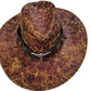 🤠 50% DE RÉDUCTION! 🌵 Chapeau de Cowboy Vintage à Large Bord & Lanière – PU résistant, taille unique ajustable & style western – Parfait pour festivals, plage & look tendance ☀️
