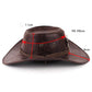 🤠 50% DE RÉDUCTION! 🌵 Chapeau de Cowboy Vintage à Large Bord & Lanière – PU résistant, taille unique ajustable & style western – Parfait pour festivals, plage & look tendance ☀️