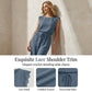 👗 50% DE RÉDUCTION 🌿 Ensemble top sans manches & pantalon large – Tissu fluide & coupe confortable – Idéal pour l’été, les voyages ou un look décontracté chic – léger et facile à porter ✨🌸👖