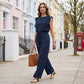 👗 50% DE RÉDUCTION 🌿 Ensemble top sans manches & pantalon large – Tissu fluide & coupe confortable – Idéal pour l’été, les voyages ou un look décontracté chic – léger et facile à porter ✨🌸👖