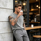 👕 50% DE RÉDUCTION! 💪 Débardeur de Sport Musculaire Coupe Loose Effet Vintage – Tissu Doux, Respirant & Parfait Pour La Salle De Sport Ou Un Look Décontracté 🔥