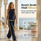 🎨 50% DE RÉDUCTION! 👗 Ensemble décontracté sans manches & pantalon large – Blocs de couleur, tissu fluide & style moderne – Parfait pour un look tendance et confortable 🌿