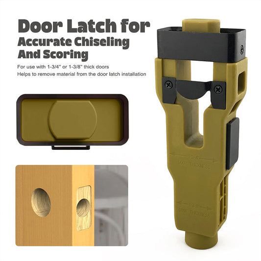 🔧 50% DE RÉDUCTION! 🚪 Outil Professionnel d'Installation de Loquet de Porte – Poignée Ergonomique, Forage Précis & Idéal Pour Les Serruriers Et Les Projets De Rénovation Domiciliaire 🛠️