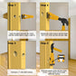 🔧 50% DE RÉDUCTION! 🚪 Outil Professionnel d'Installation de Loquet de Porte – Poignée Ergonomique, Forage Précis & Idéal Pour Les Serruriers Et Les Projets De Rénovation Domiciliaire 🛠️