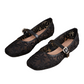 👡 50% DE RÉDUCTION! 👗 Ballerines Mary Jane en Dentelle Élégante – Bout Carré, Bride Ajustable & Semelle Confortable Pour Un Look À La Fois Charmant Et Décontracté 🌸
